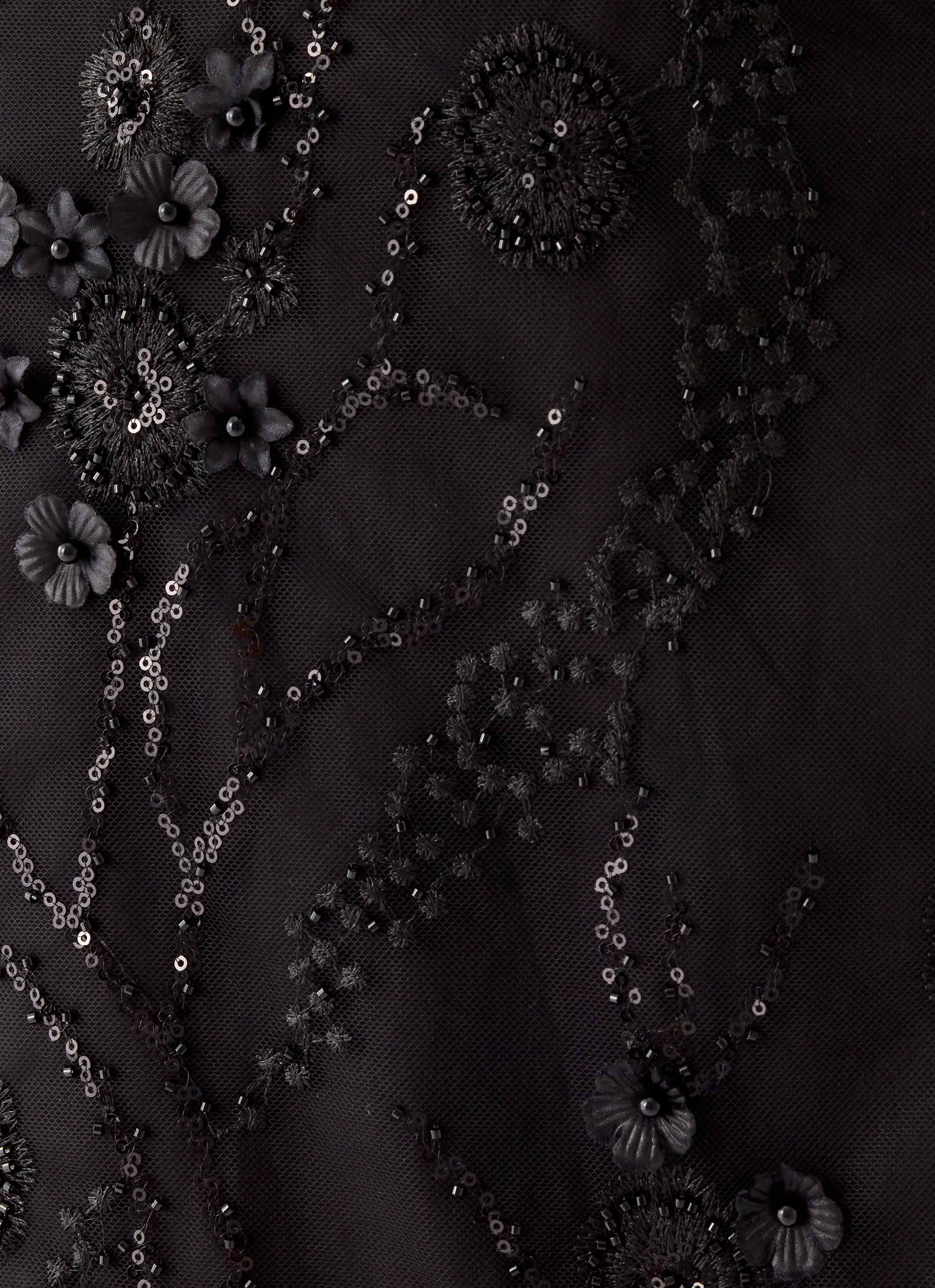 Wear My Kiss Mini Dress - Black