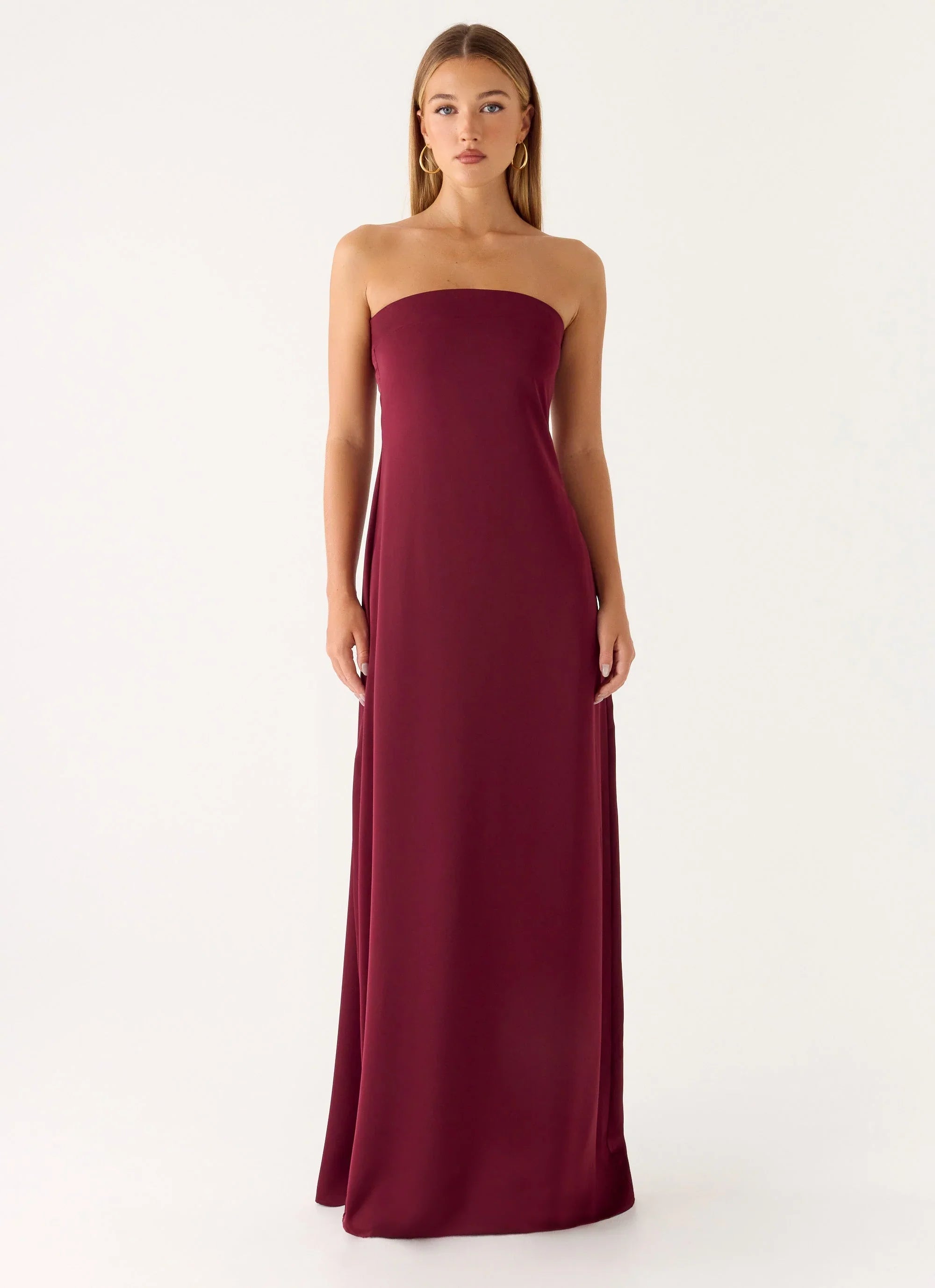 Jiana Maxi Dress - Merlot