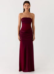Champagne Skies Maxi Dress - Plum