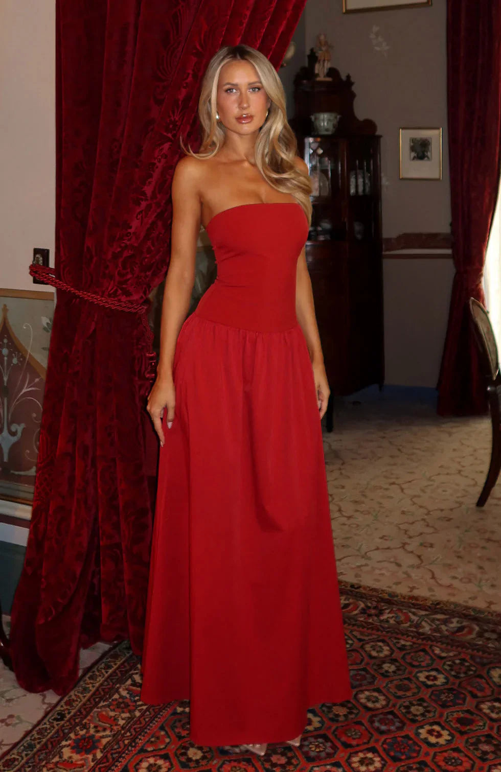 Take Back Maxi Dress Red