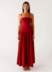 Vince Cami Maxi Dress - Deep Red