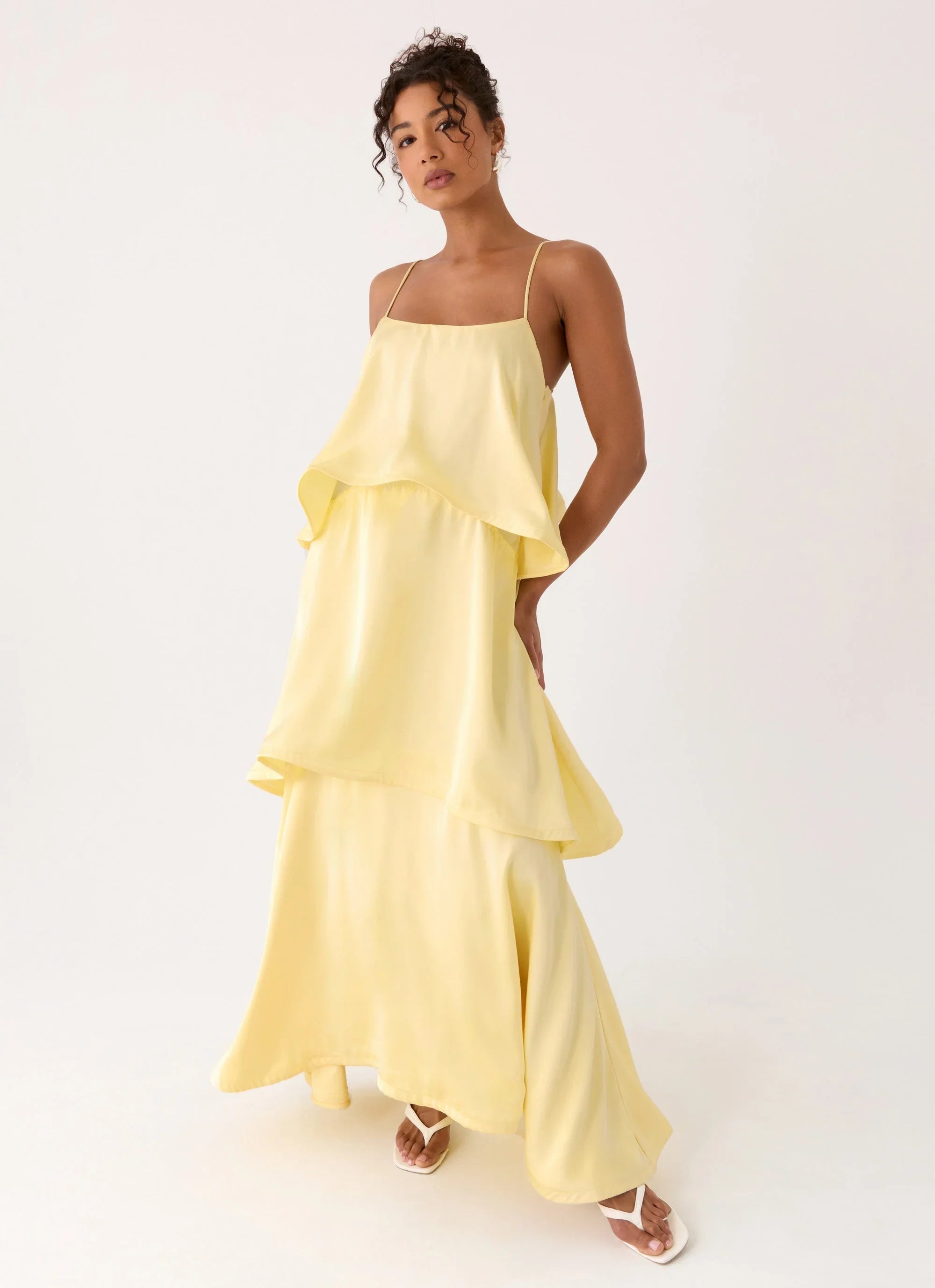 Becka Maxi Dress - Yellow