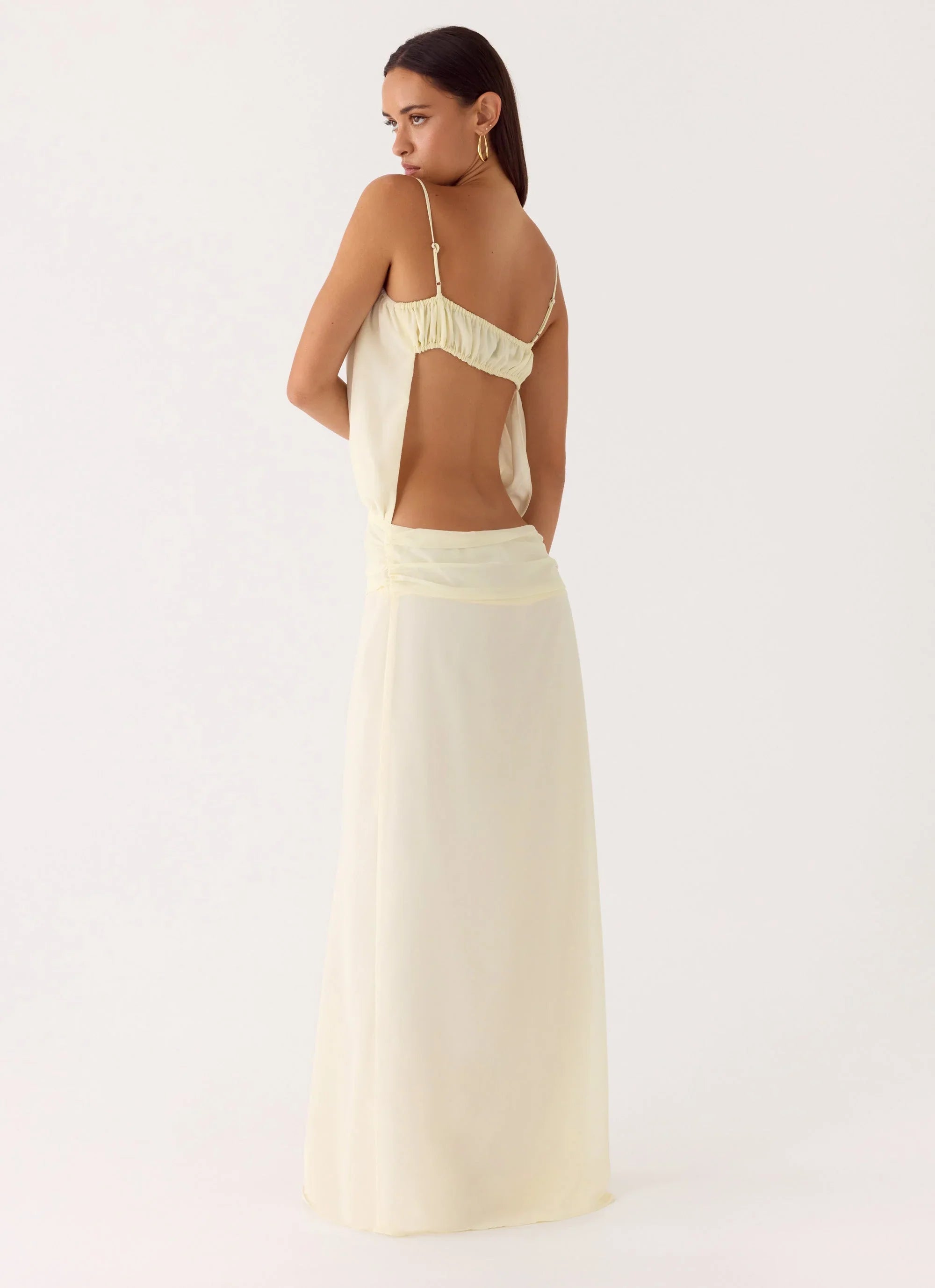 Citrus Kiss Maxi Dress - Baby Yellow