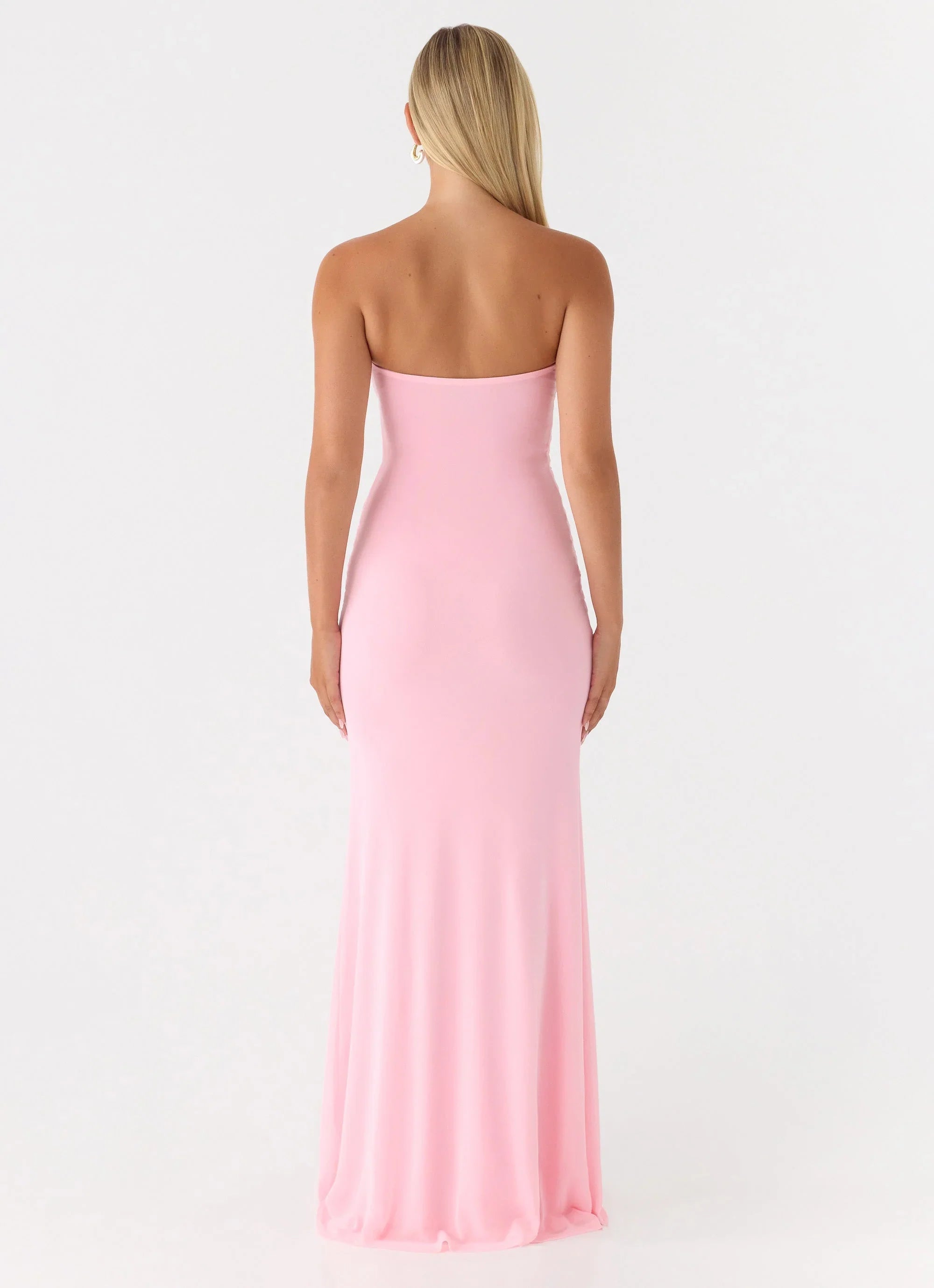 Iroha Strapless Maxi Dress - Pink
