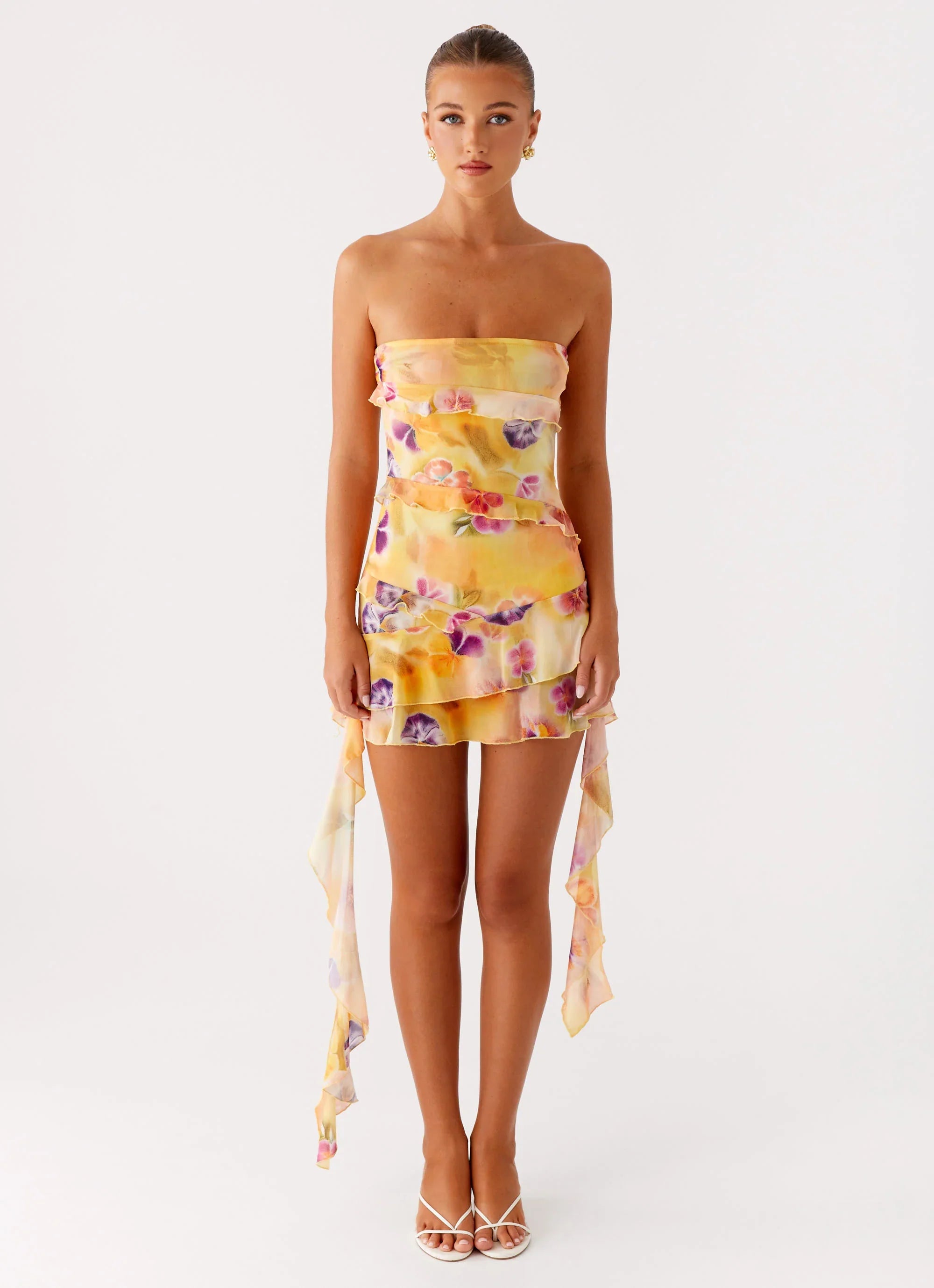 Macey Mini Dress - Sunburst Floral